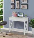 White 1 Drawer 36-inch Desk V76791
