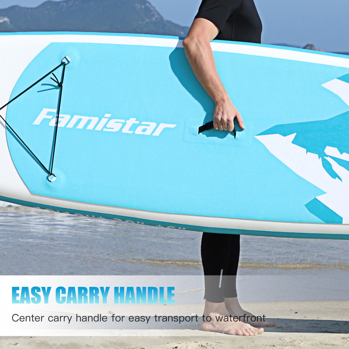 10' Inflatable Stand Up Paddle Board with Adjustable Paddle, Pump & Carrying Backpack M198