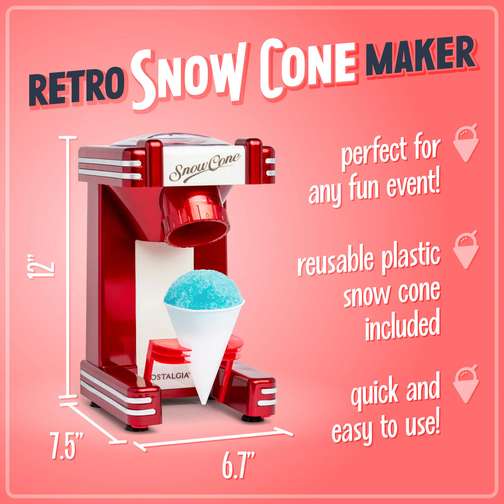Single Countertop Snow Cone Maker J427