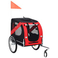 Dog Bike Trailer with Mesh Windows and Safety Flag D4375