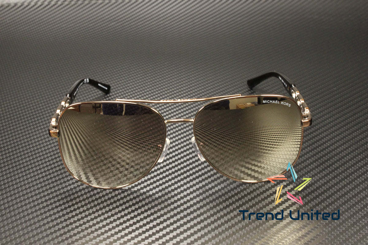 Caramel Silver Flash Pilot Sunglasses A5606