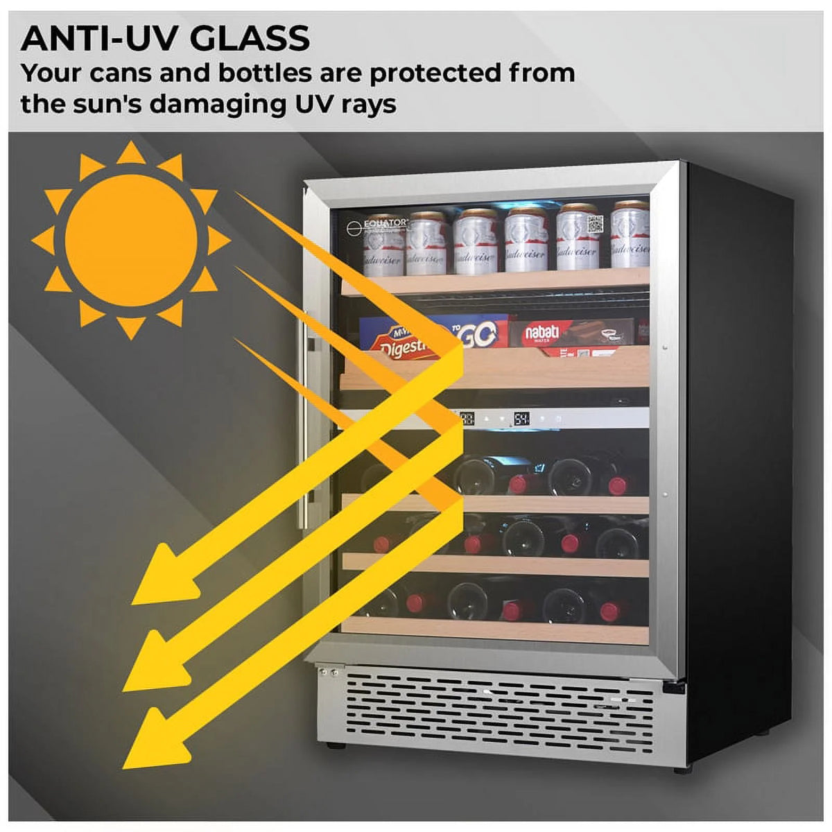 2-Zone Gourmet Center with Wine Bottle Storage G460535