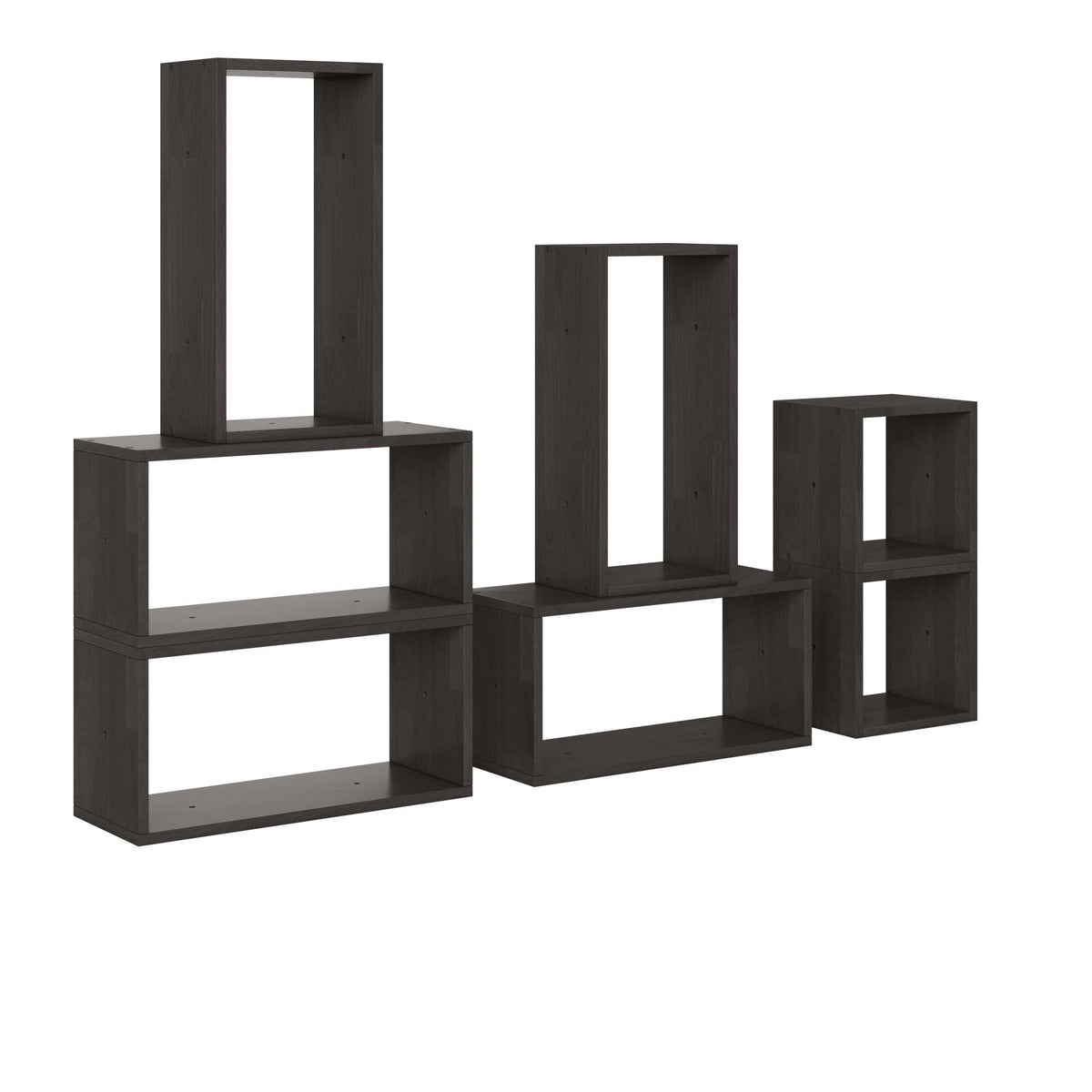 7 Block Wood Shelving Set P7911