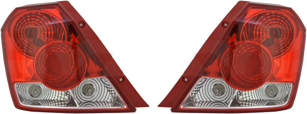Pair of Tail Lights for Chevrolet Aveo Hatchback 2004-2007 E80535