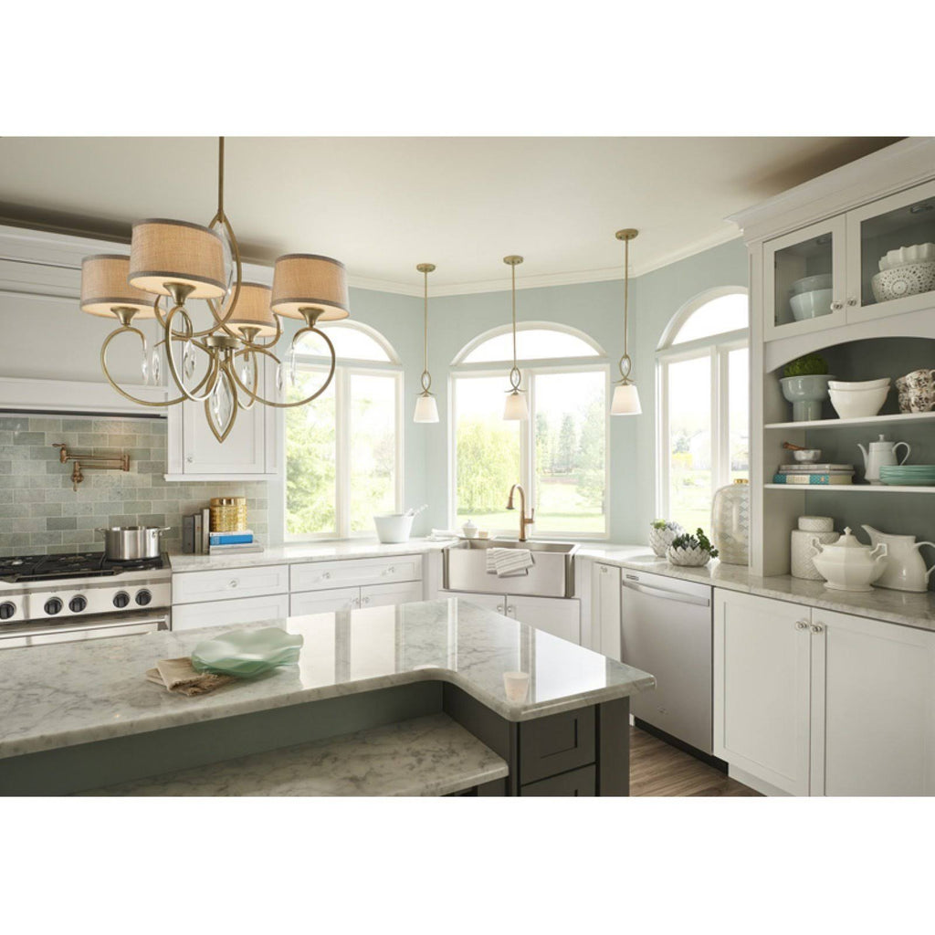 4 Light Chandelier Olde Bronze Y53552