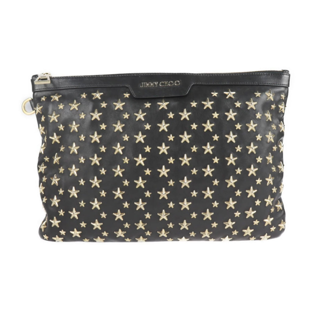 Black Leather Clutch O944574