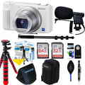 White Compact Digital 4K Camera Bundle H8542