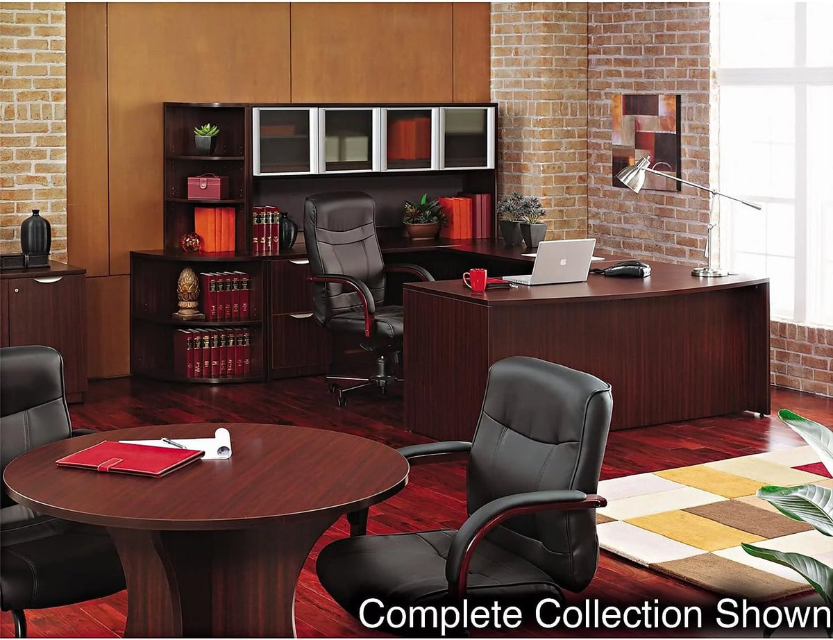 Mahogany Straight Desk Shell Q578047