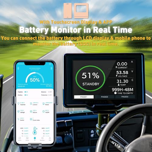 12V 100Ah LiFePO4 Deep Cycle Battery with Bluetooth U7628