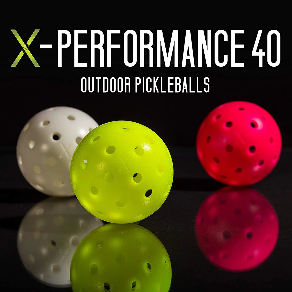 Yellow 12 Piece Pickleballs T490