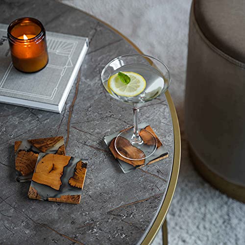 Wooden Coasters Set, Cedar Wood Coaster (4) D653