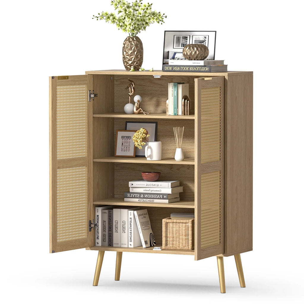Rattan Storage Cabinet H138036