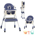 Blue Baby Highchair with Double-Layer Tray P294513