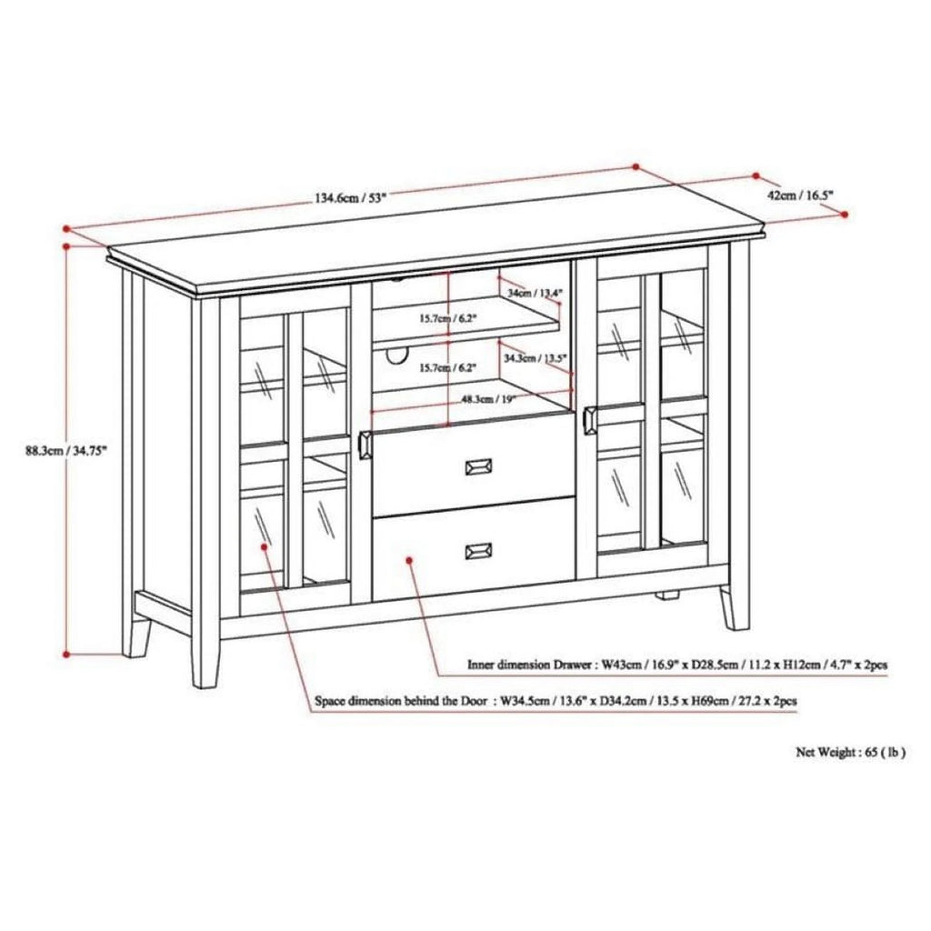 53" TV Stand J178
