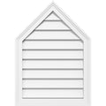 Peaked Top Surface Mount PVC Gable Vent Y9273