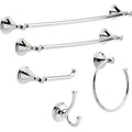 5 Piece Polished Chrome Bathroom Hardware Set M3111
