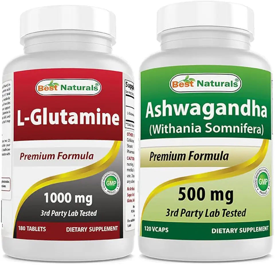 L-Glutamine 1000 mg & Ashwagandha Extract 500 Mg J20173