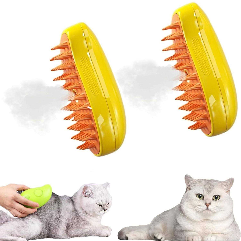 3 In1 Self Cleaning Steam Cat Brush U16928