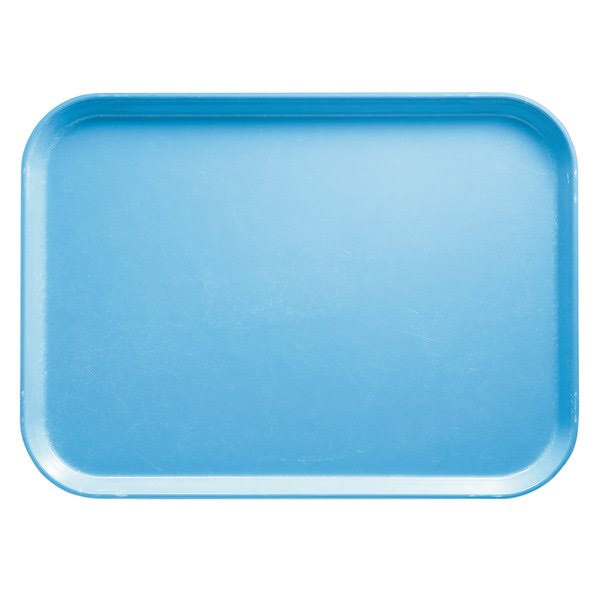 Robin Blue Rectangular Serving Trays, 14 x 18, Pack X345039