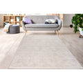 Cream 8x10 Geometric Pattern Indoor Area Rug U320852