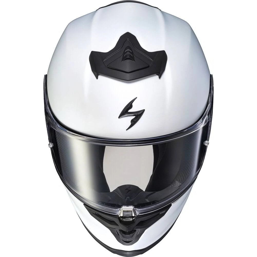 Matte Pearl White Solid Helmet J2334