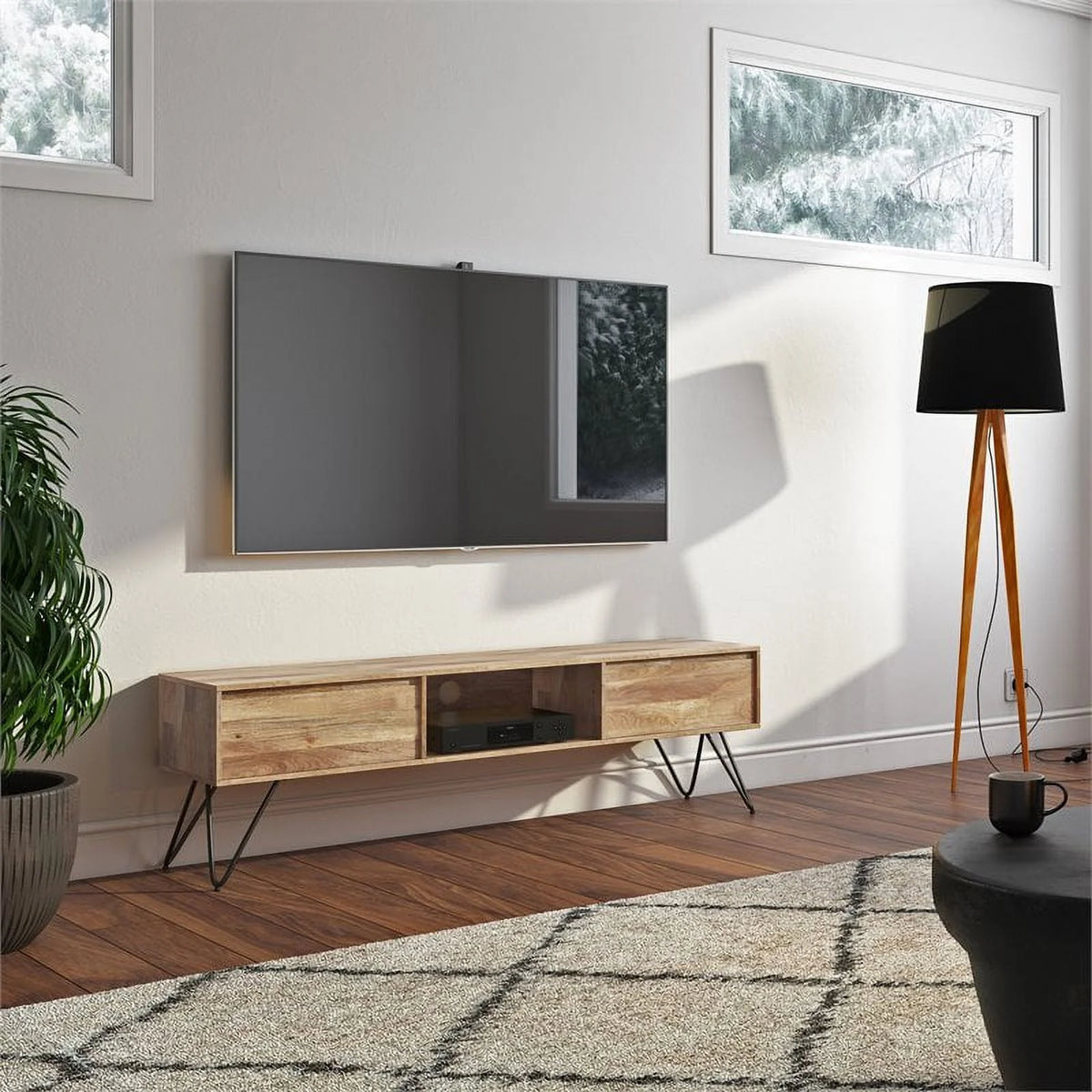 68" Mango Wood TV Media Stand T410231