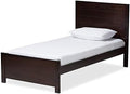 Twin Platform Bed in Espresso D107993