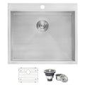 Topmount Laundry Utility Sink Stainless Steel V157