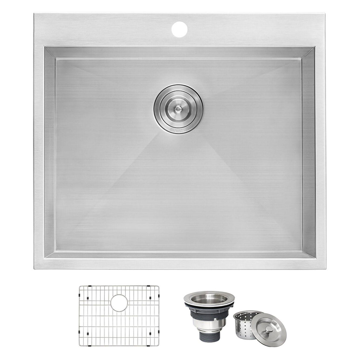 Topmount Laundry Utility Sink Stainless Steel V157