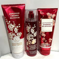 Japanese Cherry Blossom Body Wash Fragrance Mist and Body Cream G3177