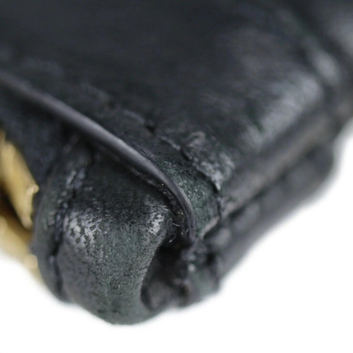 Black Leather Clutch O944574