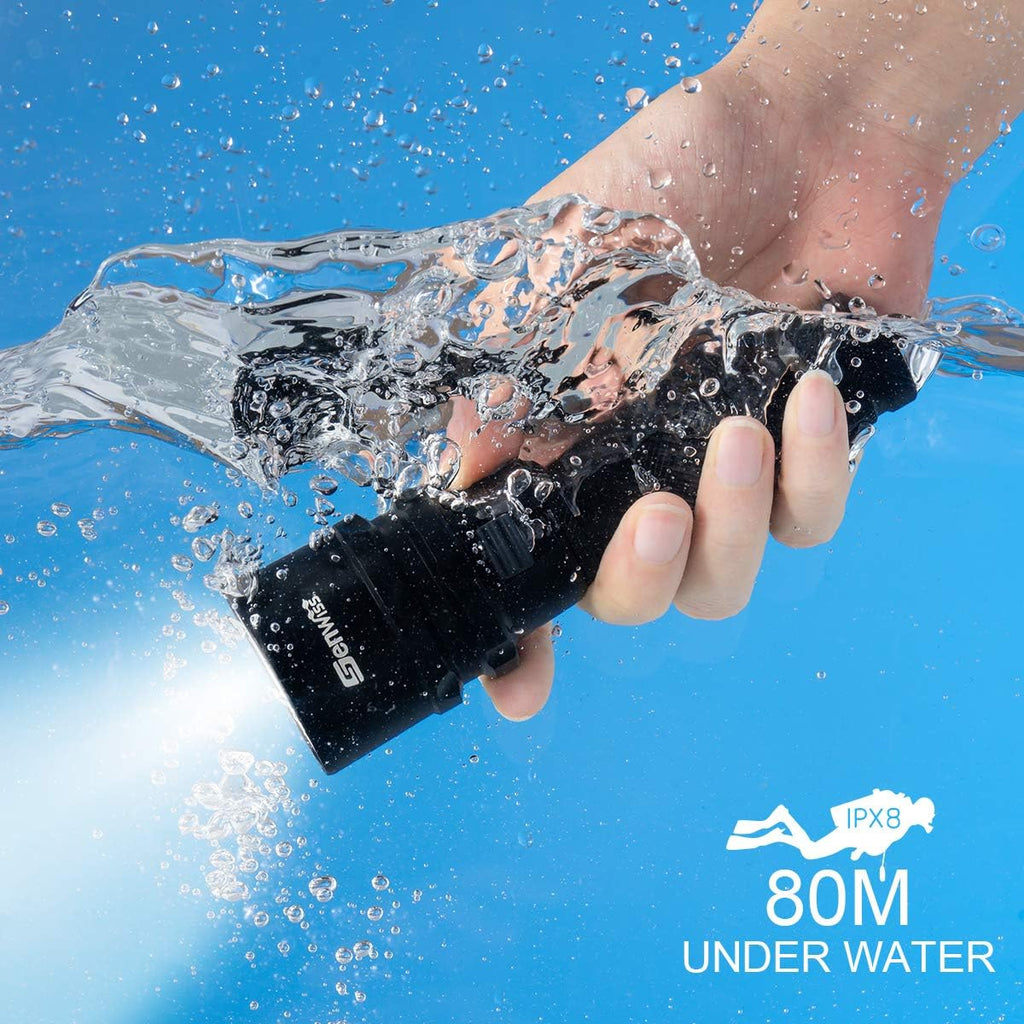 2000 Lumen Waterproof Underwater LED Dive Torch M230