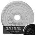 Hand-Painted Black Pearl Ceiling Medallion P78440