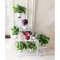 5 Tier Plant Stand Steps White A10315