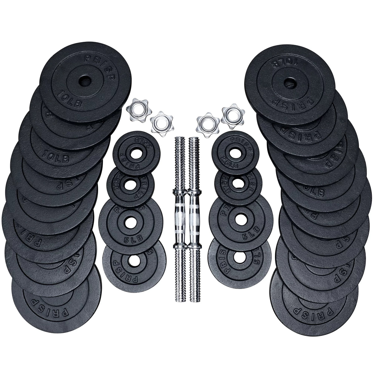 Adjustable Weight Dumbbells Set with Cast Iron Plates U313