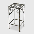 Medium Celtic Clover Square Cast-Iron Plant Stand W137