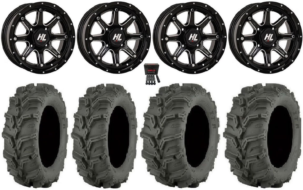 14" Machined Wheels 27" Mud Lite XTR Tires J254408