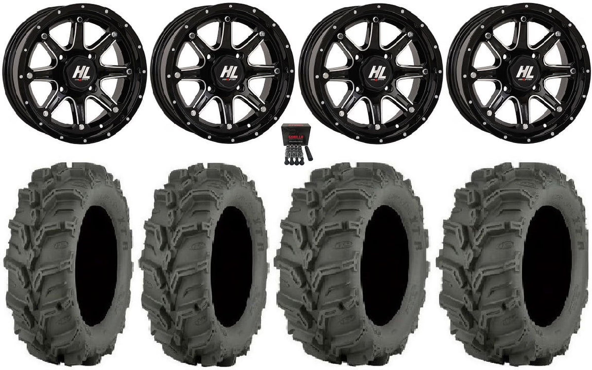 14" Machined Wheels 27" Mud Lite XTR Tires J254408