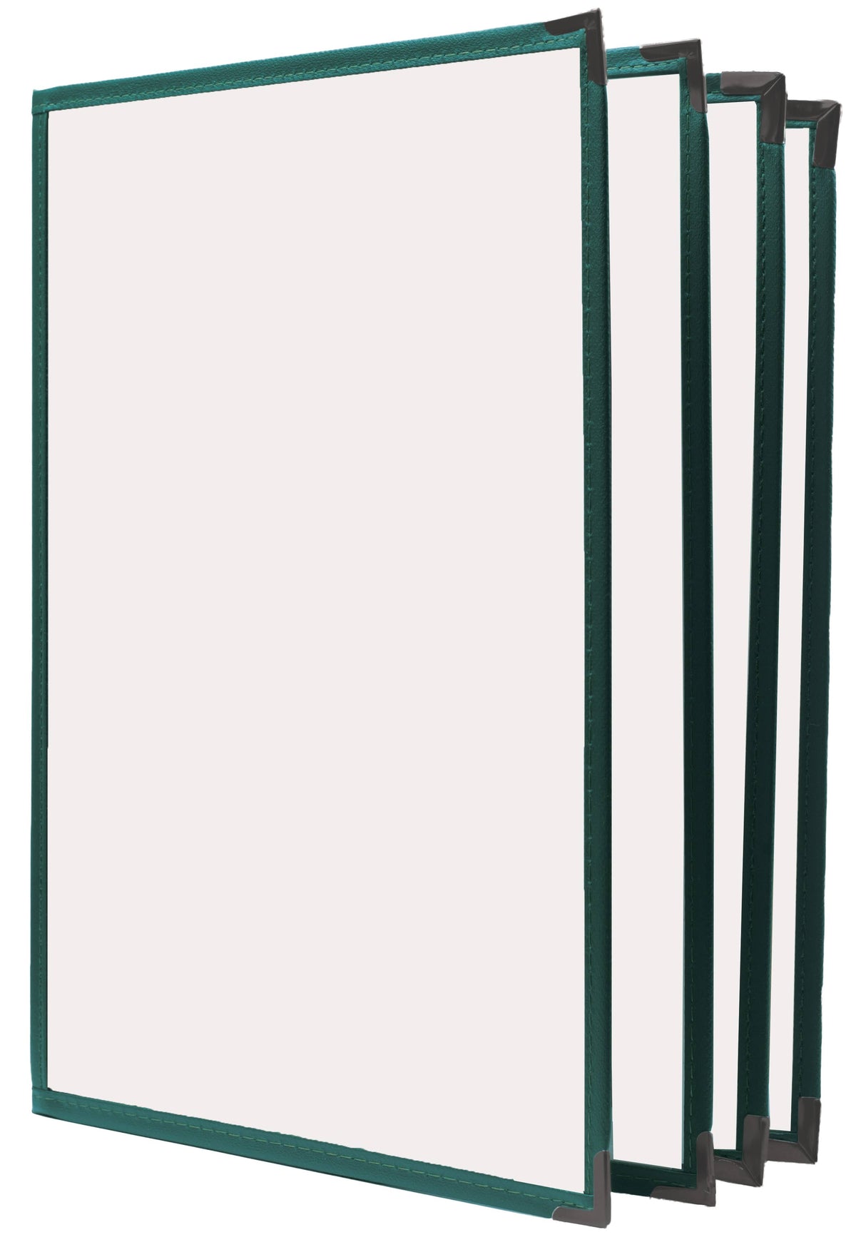 Green 8 View Book Style Cafe Menu Cover L718
