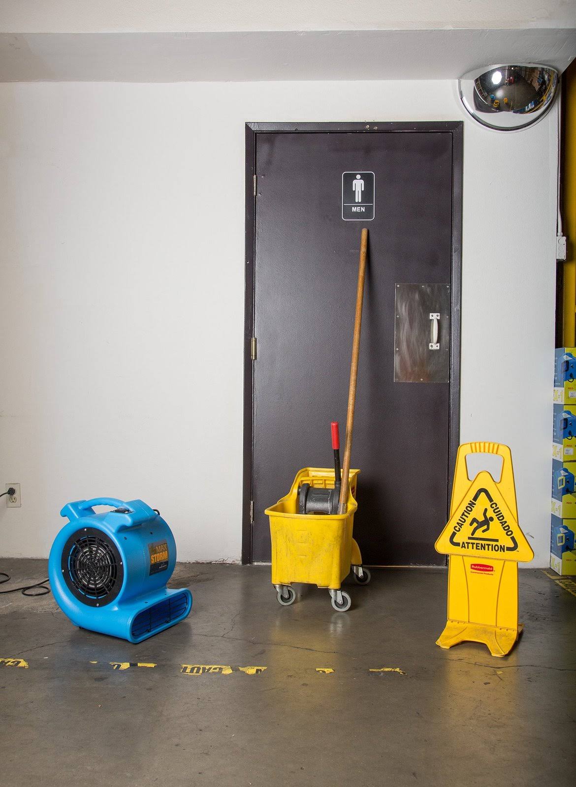 Blue 1/2 HP Air Mover Carpet Dryer Blower Floor Fan R3586