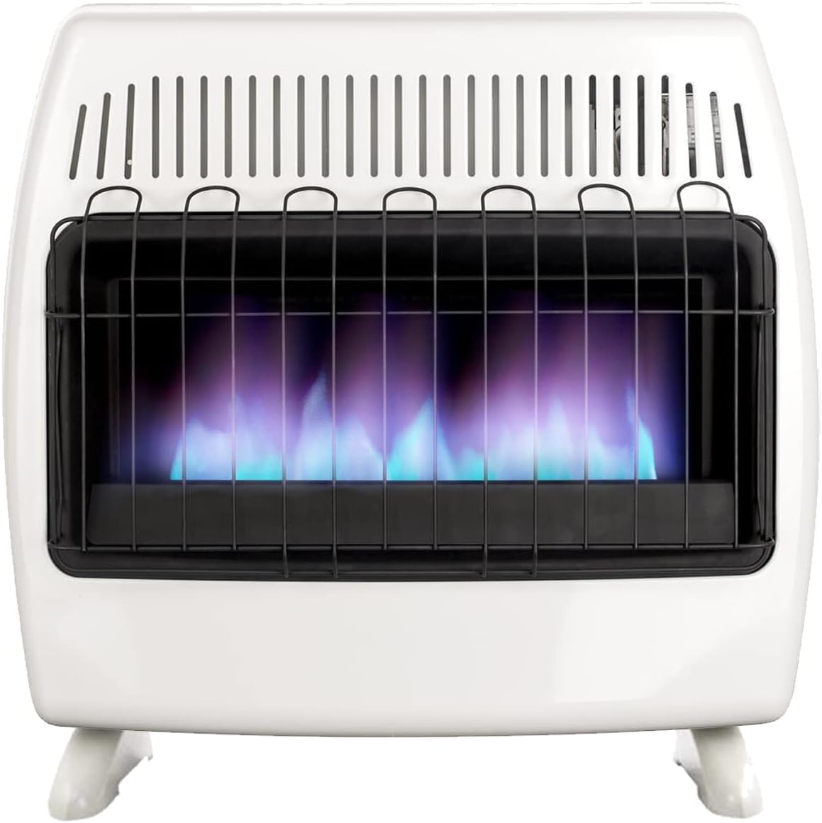 White Propane Natural Gas Wall Heater N93323