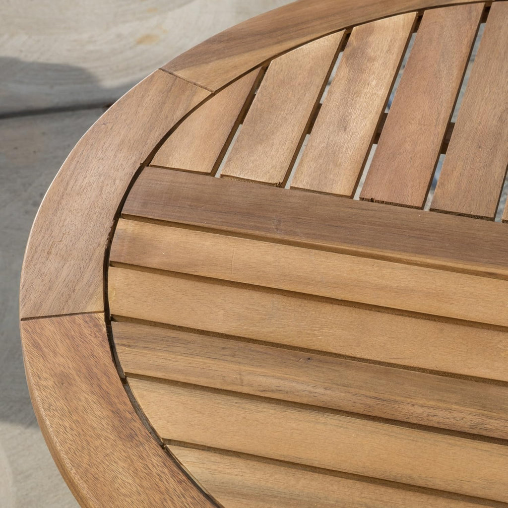 Acacia Wood 3 Pcs Bistro Set N912