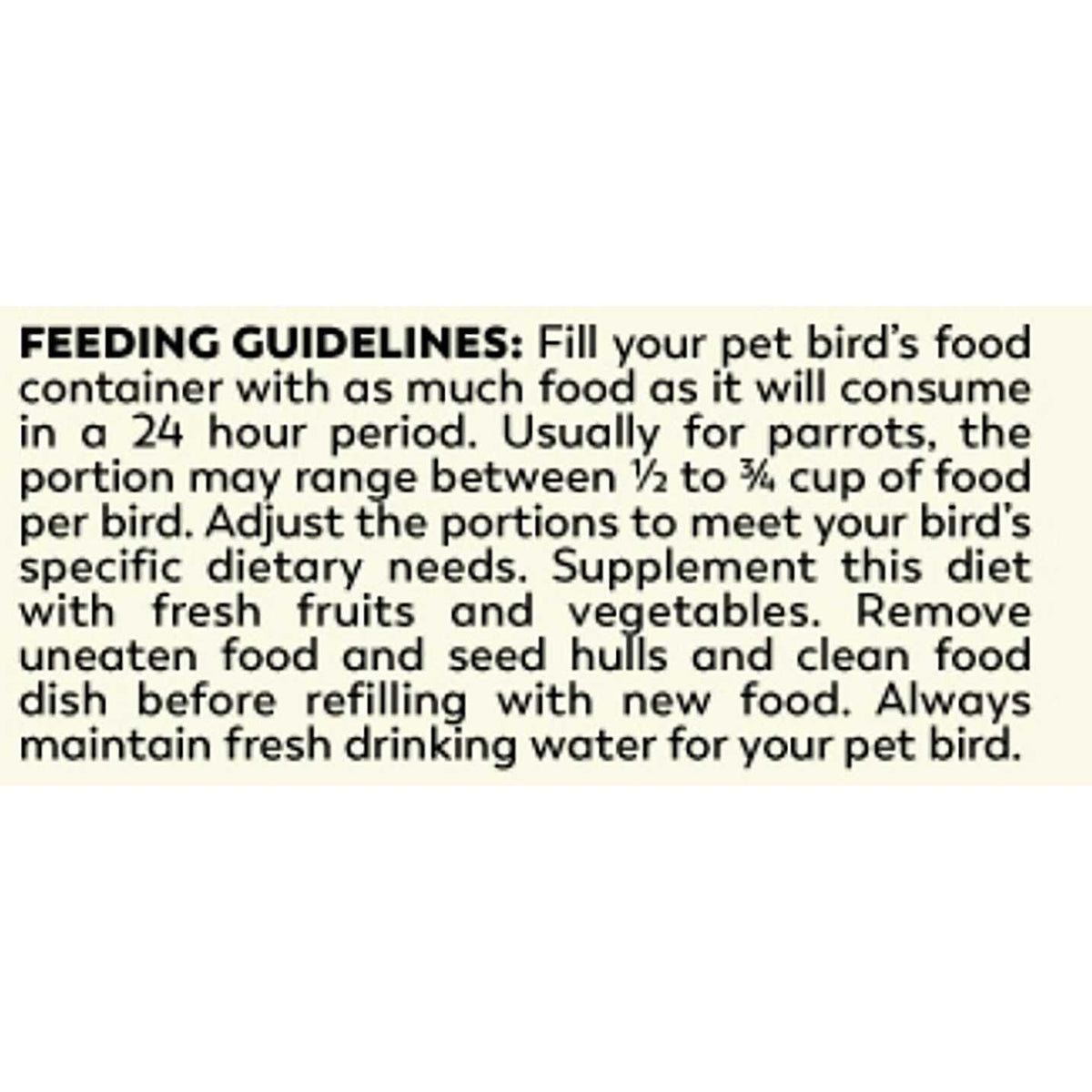 Safflower Gold Parrot Food M984