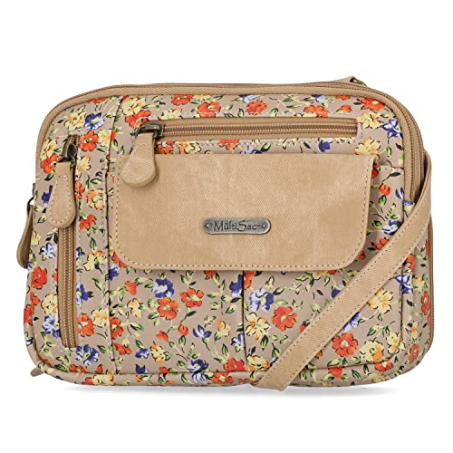Triple Compartment Crossbody Bag A86130