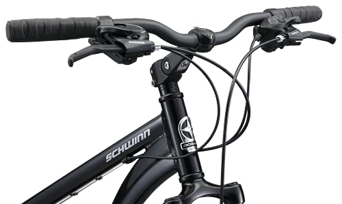 Adult Hybrid Bike 700c Wheels 21-Speeds Step-Through Frame Front Rear Fenders Rear Cargo Rack S83938