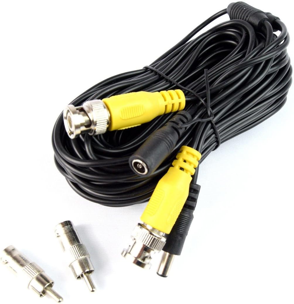 Black CCTV Camera Cable D899904