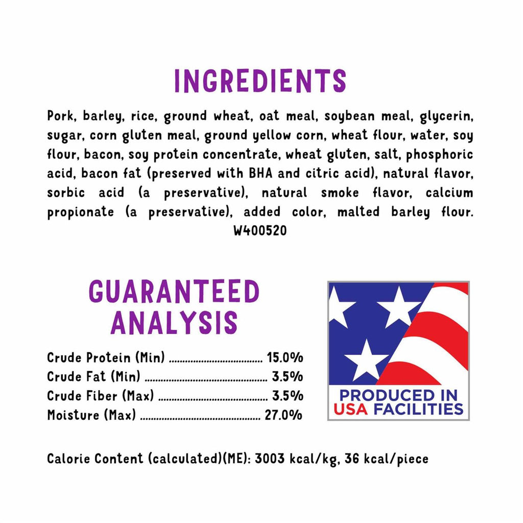 Bacon Flavor Dog Treats Q7044
