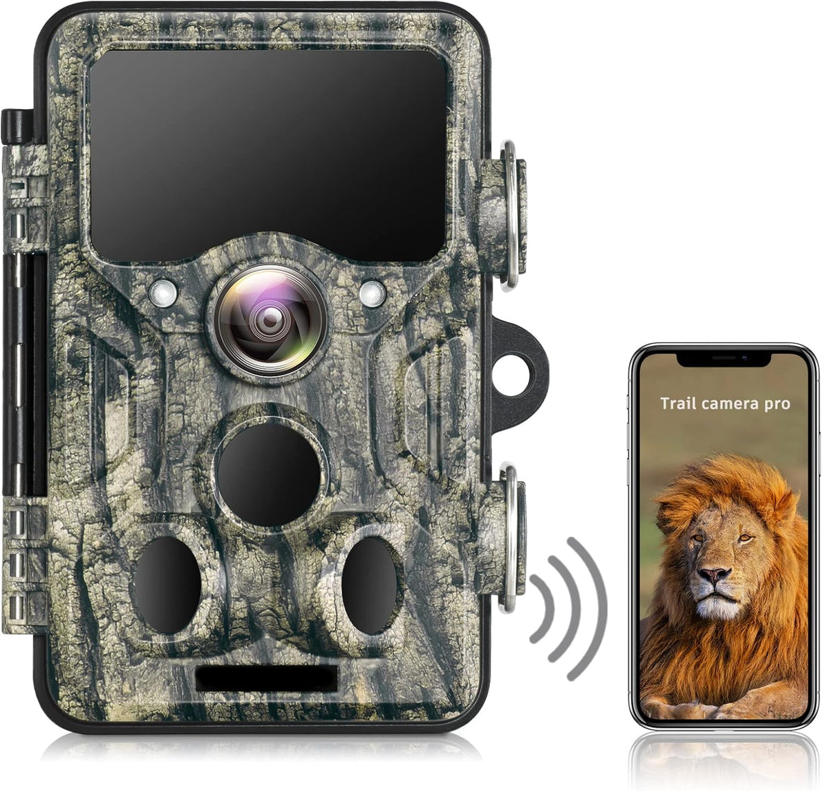 20MP 1296P WiFi Bluetooth Trail Camera with 940nm No Glow IR Night Vision Waterproof J890