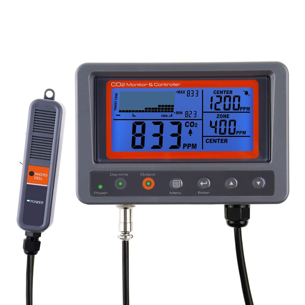 CO2 Carbon Dioxide Monitor with Relay Function NDIR Sensing Probe P206