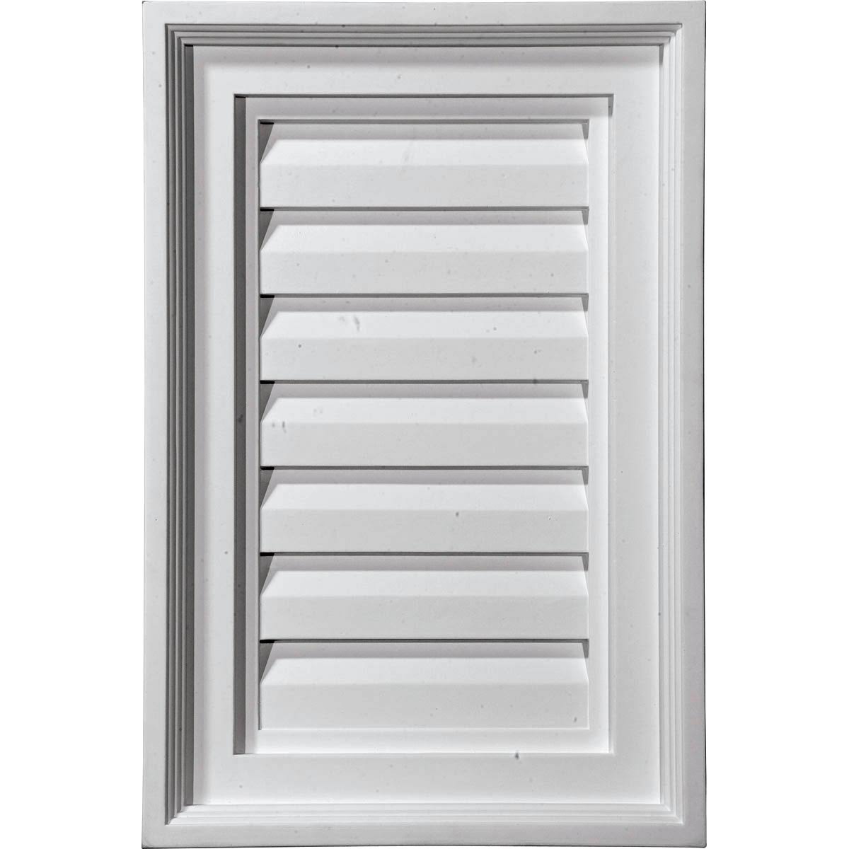 12 inch x 25 inch Vertical Urethane Gable Vent Louver C904